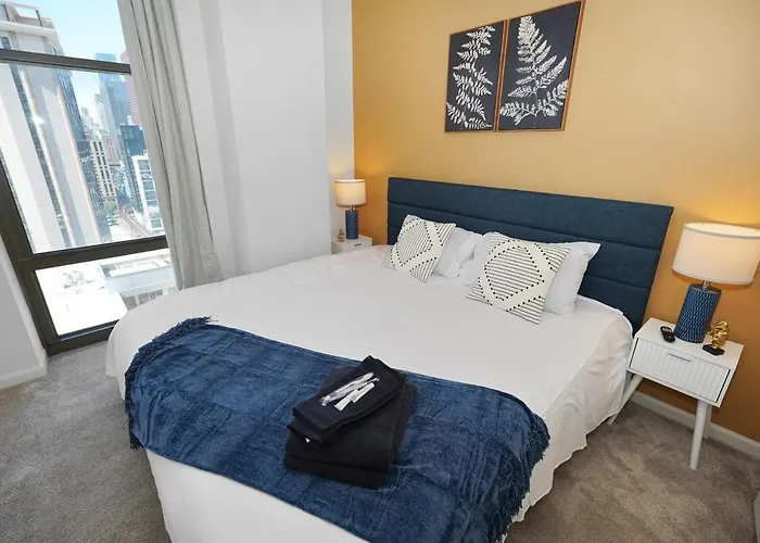 Apartamento 18th Floor 2br Grant Park With Balcony, Gym Chicago