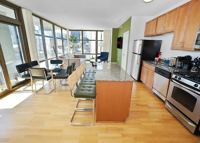 18th Floor 2br Grant Park With Balcony, Gym Apartamento